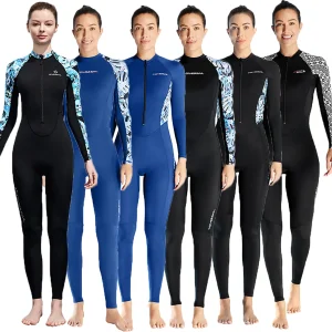 Women Full Body Rash Guard Lycra Thin Sun Protect