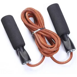 Leather Jump Rope Adjustable Length