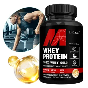 Whey Protein Capsules, with 5000mg Protein,