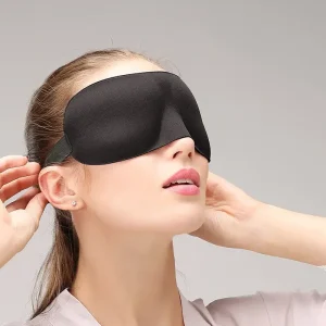 3D Sleeping Mask Eyepatch Block Out Light Soft Paded