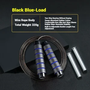 WOSWEIR-Adult Weight-Bearing Fitness Wire Jump Rope