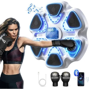 Wall Mounted Music Boxing Machine with Gloves Adults