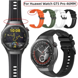 Silicone Strap for Huawei Watch GT5 46MM Sport Wristband